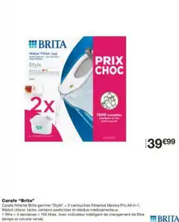 Monoprix Carafe Brita offre