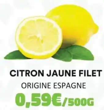 Hmarket Citron jaune filet offre