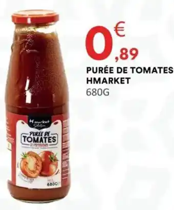 Hmarket Purée de tomates hmarket offre