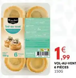 Hmarket Vol-au-vent 6 pièces offre