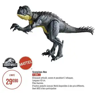 Mattel scorpious rex
