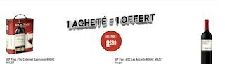 Géant Casino Roche mazet igp pays d’oc cabernet sauvignon offre