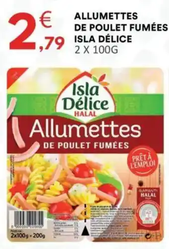 Hmarket Allumettes de poulet fumées isla délice offre