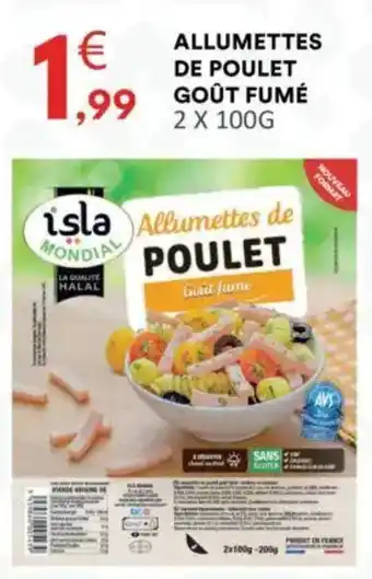 Hmarket Allumettes de poulet gout fume offre