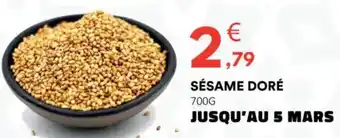 Hmarket Sésame doré offre