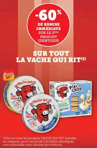 Super U Sur tout la vache qui rit offre