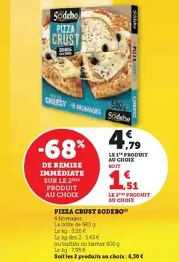 Super U Pizza crust sode bo offre