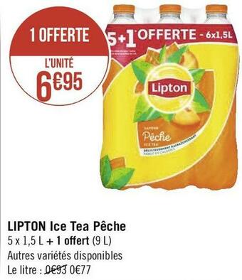 Lipton ice tea pêche