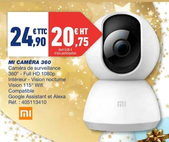 Bureau Vallée Xiaomi mi caméra 360 offre