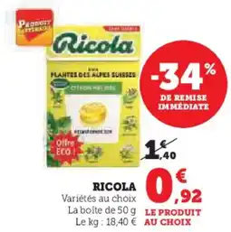 Super U Ricola offre