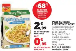 Super U Plat cuisine fleury michon offre