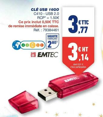Emtec clé usb 16go