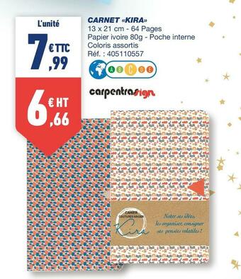 Carpenta sign carnet kira