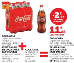 Super U Coca-cola offre