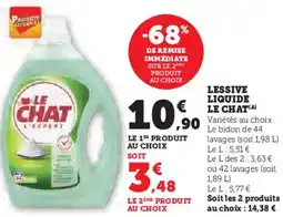 Super U Lessive liquide le chat offre