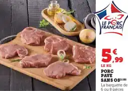 Super U Porc pave sans os offre