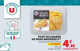 Super U Filet de limande du nord meuniere u offre