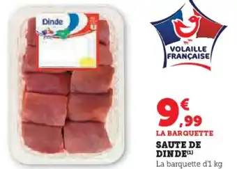 Super U Saute de dinde offre