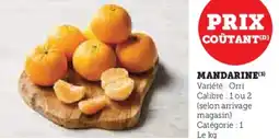 Super U Mandarine offre