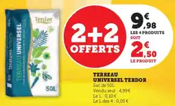 Super U Terreau universel terdor offre