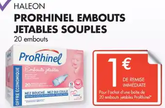 PharmaVie Haleon prorhinel embouts jetables souples offre