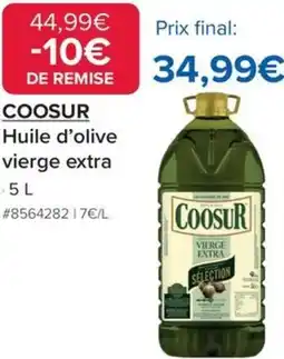 Costco Coosur Huile d'olive vierge extra offre