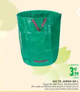 Intermarché Hyper Sac de jardin 160 L offre