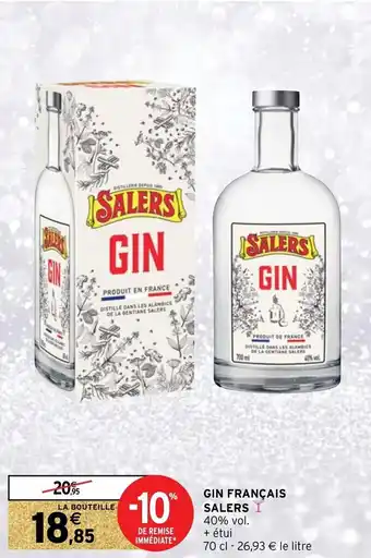 Intermarché Gin français salers offre