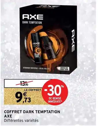 Intermarché Coffret dark temptation axe offre