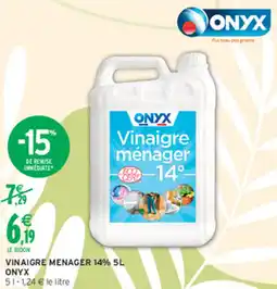 Intermarché Hyper Vinaigre menager 14% onyx offre