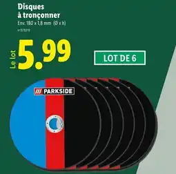 Lidl Disques à tronçonner offre