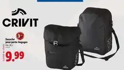 Lidl CRIVIT Sacoche pour porte-bagages offre