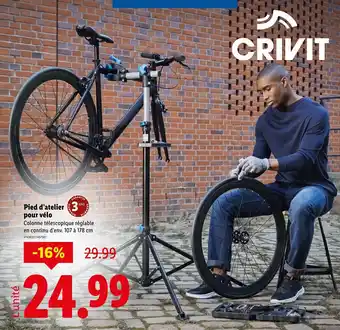 Lidl Pied d'atelier pour vélo offre