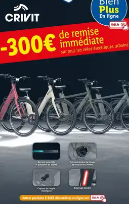 Lidl Sur tous les vélos électriques urbains offre