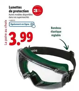 Lidl Lunettes de protection offre