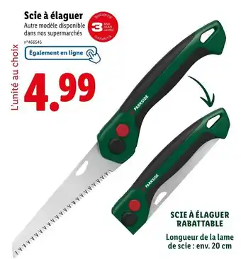 Lidl Scie à élaguer offre