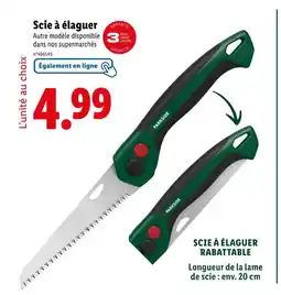 Lidl PARKSIDE Scie à élaguer offre