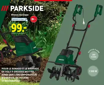 Lidl PARKSIDE Bineuse électrique offre