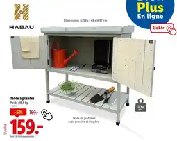 Lidl HABAU Table à plantes offre