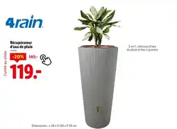 Lidl 4rain Récupérateur d'eau de pluie offre