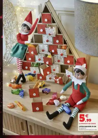 Super U Lutin Farceur 33 Cm offre