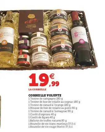 U Express Corbeille Volupte offre