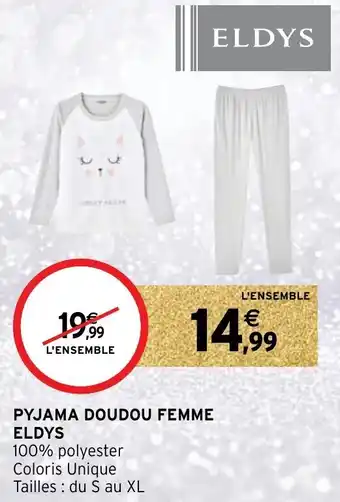 Pyjama doudou femme eldys