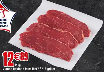 Carrefour Viande bovine: faux-filet à griller offre