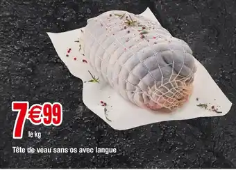 Carrefour Tête de veau sans os avec langue offre