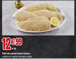 Carrefour Filet de poulet pané nature offre