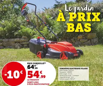 Super U Tondeuse electrique filaire offre