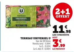 Super U U Terreau universel offre