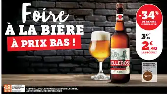 Super U BELLEROSE Biere blonde 6.5° offre