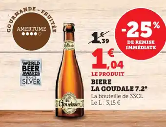 Super U LA GOUDALE  Biere 7.2° offre